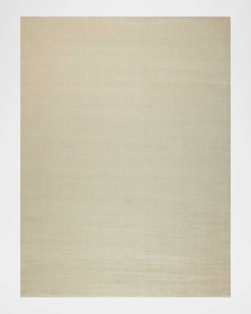 Velutto Hand-Loomed Light Beige Rug, 6' x 9'